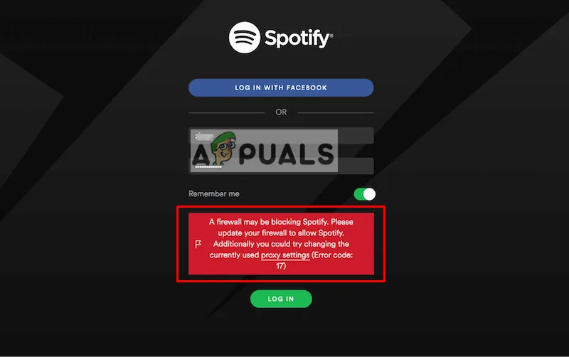 Error Code 17